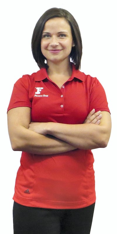 Katherine Benson, Fitness First instructor