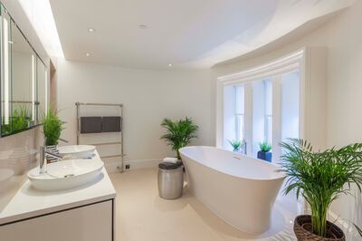 The main bathroom in the penthouse. Photo: Beauchamp Estates