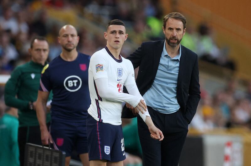 Phil Foden – (On for Bellingham 67’) 6: Dragged one shot wide of target from edge of box. Reuters