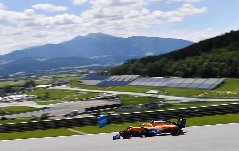 McLaren's Lando Norris. AP