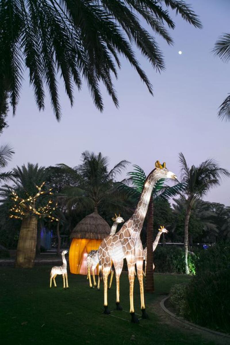 Dubai Glow Garden has been developed by The Retailers Investment, in association with the municipality. Reem Mohammed / The National