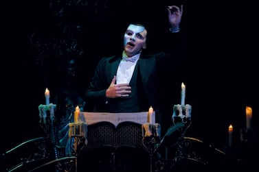 Jonathan Roxmouth is brilliant in the title role of The Phantom of the Opera. Picture courtesy of Dubai Opera.
