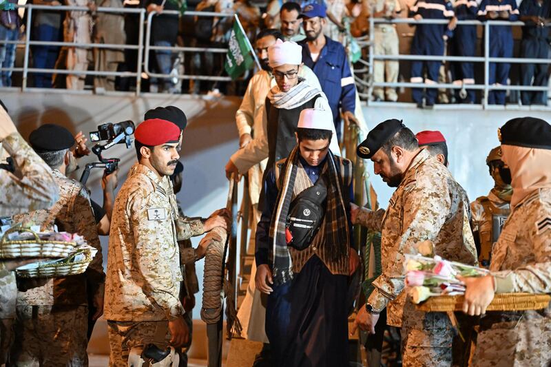 One of the largest contingents of people evacuated by Saudi authorities were from Indonesia, whose Foreign Ministry confirmed that 550 citizens had been rescued