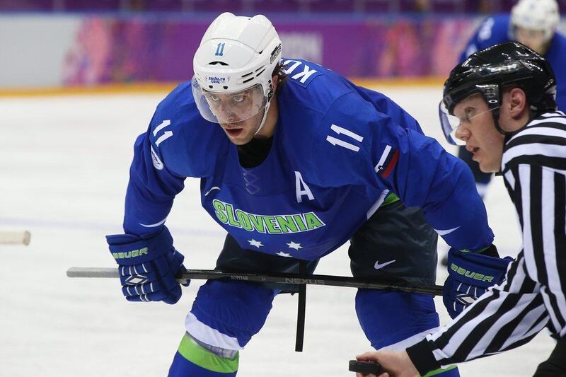Anze Kopitar of the Los Angeles Kings is Slovenia's only player in the NHL. Bruce Bennett / Getty Images  