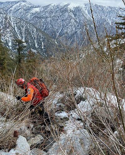 Julian Sands's remains were discovered after a five month search of Mount Baldy. PA Wire