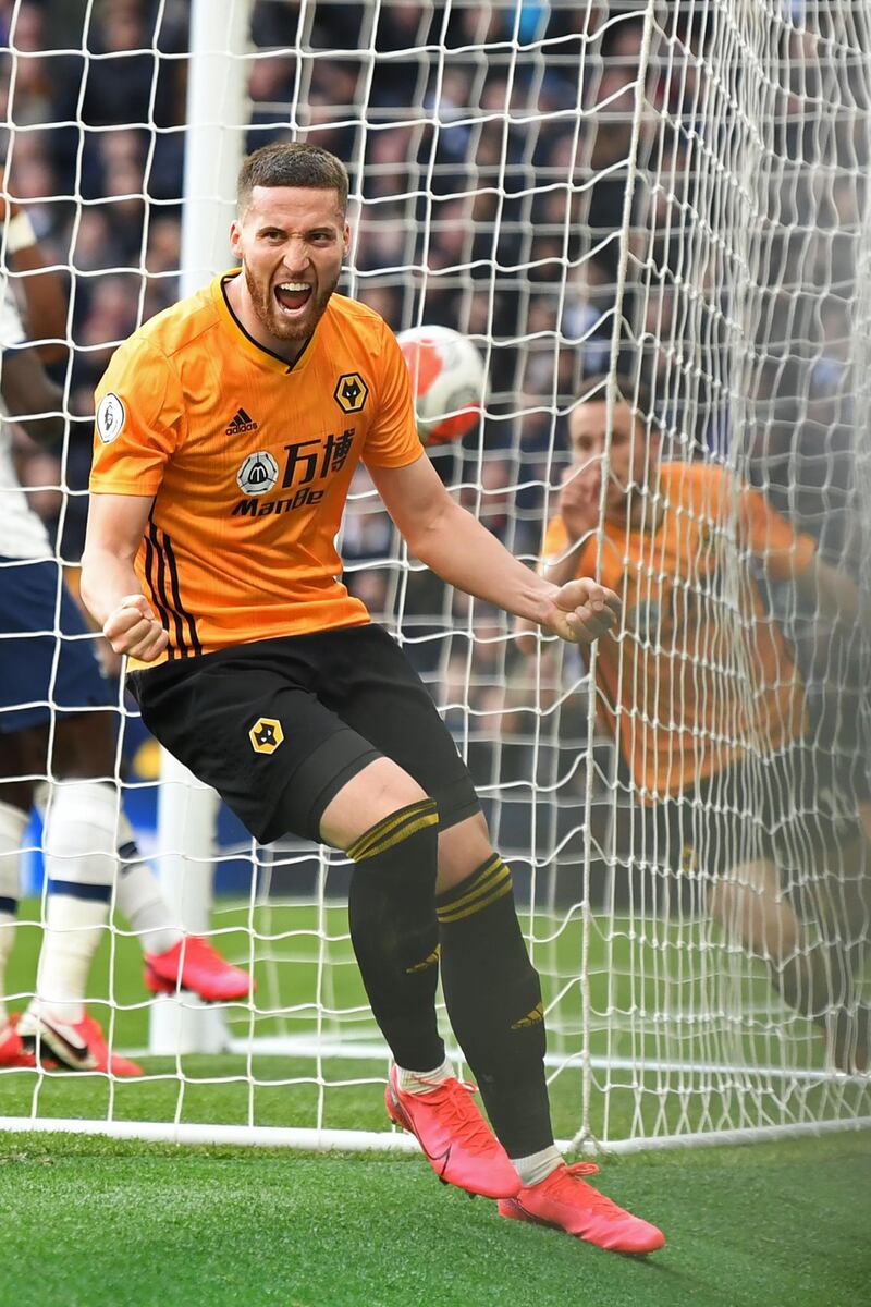 Right-back: Matt Doherty (Wolves) – The marauding wing-back scored one goal and helped make another as Wolves came from behind to beat Tottenham in a thriller. AFP