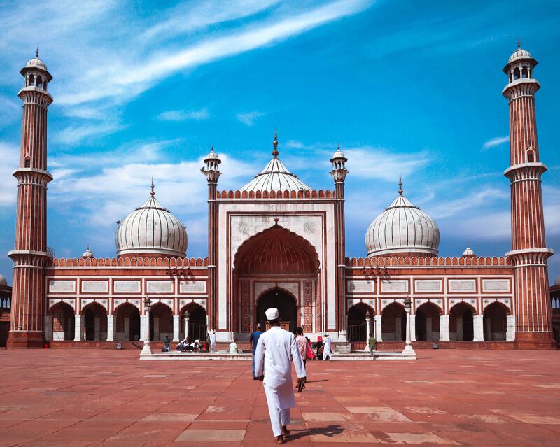 Old Delhi's 17th-century Jami Masjid is India’s largest mosque. Unsplash