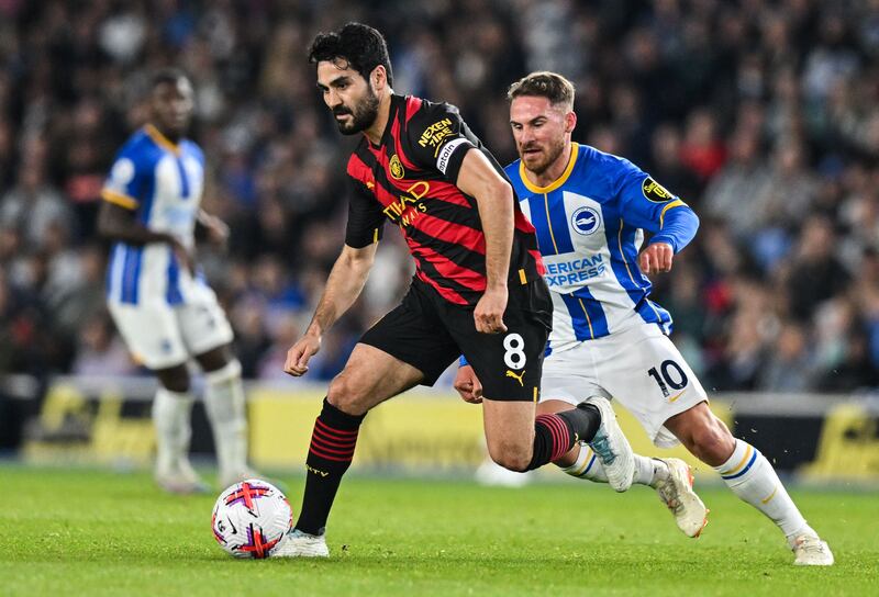 Ilkay Gundogan - 6. Put under pressure and forced into a couple of errors in the first half. Got close with a shot that flashed just wide in the 48th minute. Did well to steal the ball off the feet of Mitoma late in the game. AFP