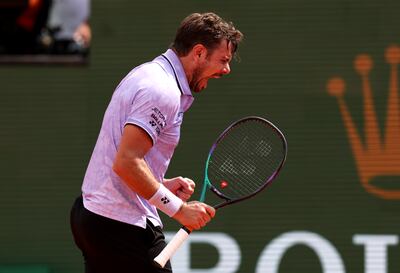 Stan Wawrinka battled past Tallon Griekspoor to reach the Monte Carlo Masters second round. Getty