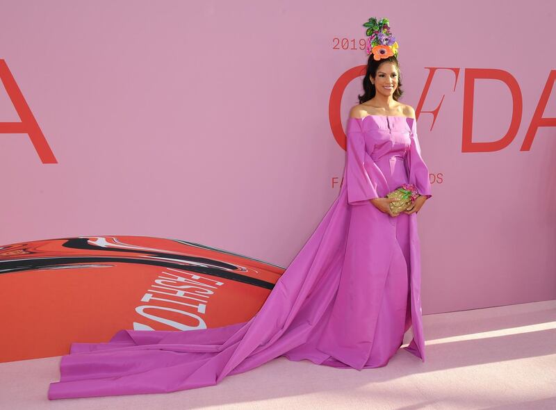 US model Veronica Webb arrives for the 2019 CFDA fashion awards at the Brooklyn Museum in New York City on June 3, 2019. AFP