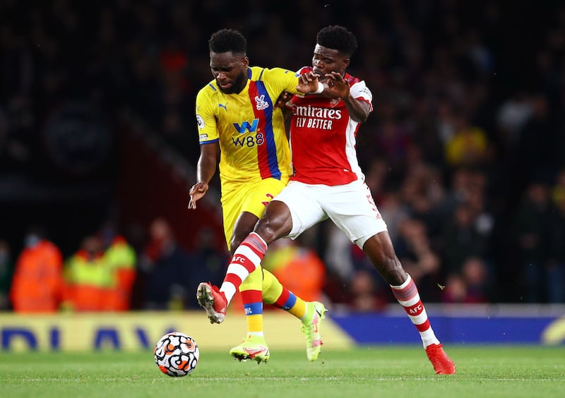 Thomas Partey - 6: Key role at base of midfield with Arsenal picking such an attacking line-up. Almost opened his account for Gunners with sensational curling effort just wide just after half-time but then made bad mistake to gift Palace their equaliser. Reuters