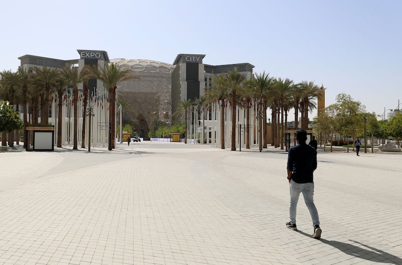Visitors can explore much of the former site of the world fair and visit the centrepiece Al Wasl dome without charge. Chris Whiteoak / The National