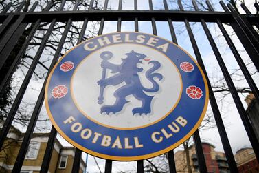 FILE PHOTO: A sign is seen at an entrance to Stamford Bridge, the stadium for Chelsea Football Club, after Russian businessman Roman Abramovich said he would sell Chelsea, 19 years after buying it, amid growing pressure for oligarchs to be hit by sanctions after Russia's invasion of Ukraine, in London, Britain March 3, 2022.  REUTERS / Toby Melville / File Photo