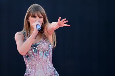 Taylor Swift's lash-dropping fringe is a big trend for 2024 EPA