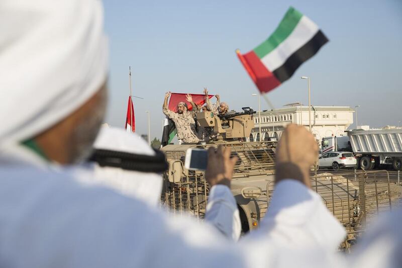 The UAE will hold a day of receptions in honour of the heroes‘ welcome today at Zayed Military City, in Sweihan. The celebrations will be broadcast to big-screen TVs on Abu Dhabi Corniche. Ryan Carter / Crown Prince Court — Abu Dhabi