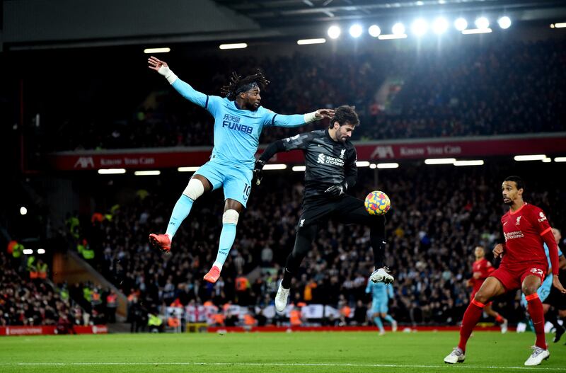 LIVERPOOL RATINGS: Alisson Becker - 6 The Brazilian was left flat-footed by Shelvey’s shot but made an excellent save to deny Saint-Maximin. There was little for the goalkeeper to do in the second half. Reuters