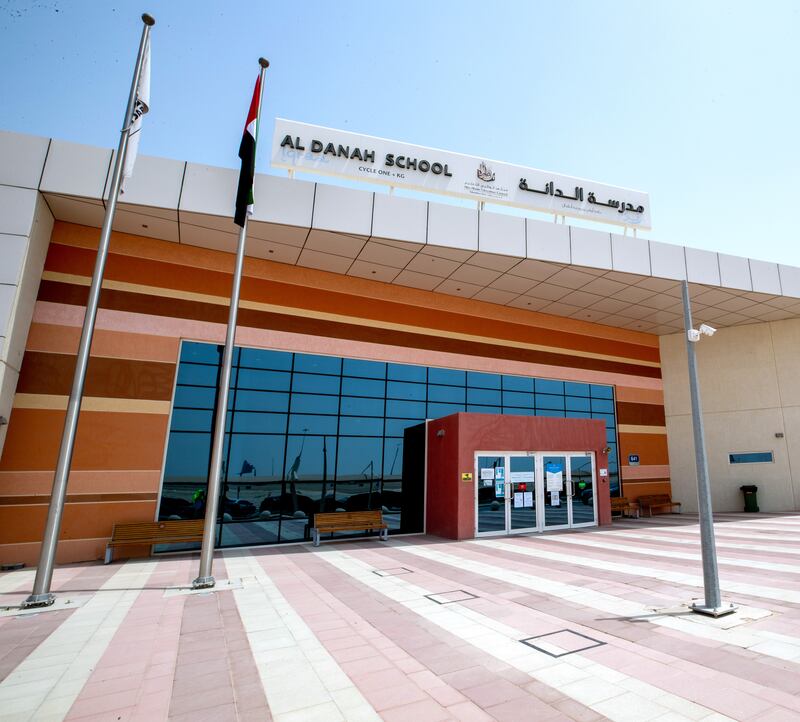 Al Danah School by Aldar is one of the many charter schools in Abu Dhabi.  Victor Besa / The National