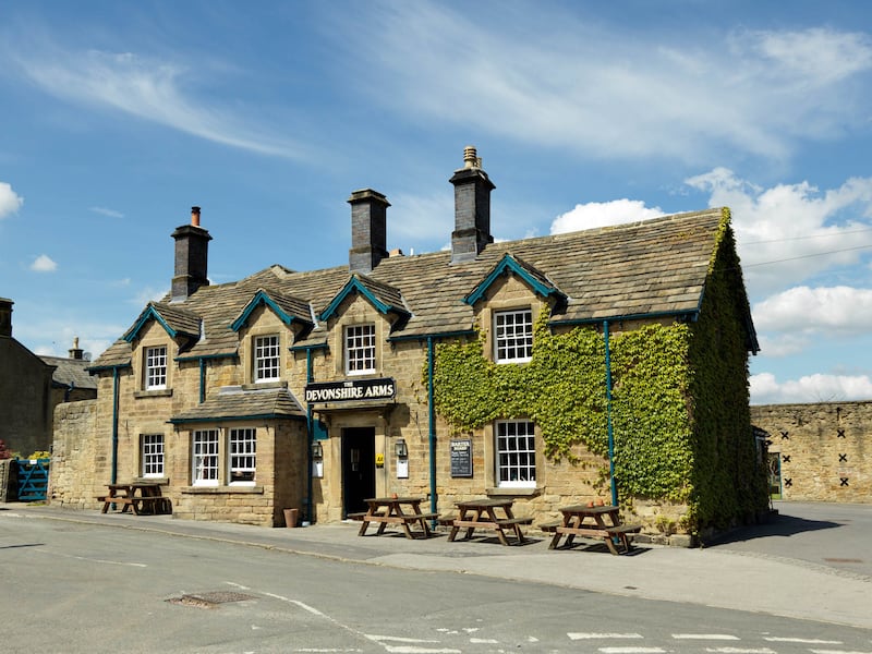 Pub of the Year finalist - The Devonshire Arms at Pilsley, Derbyshire.