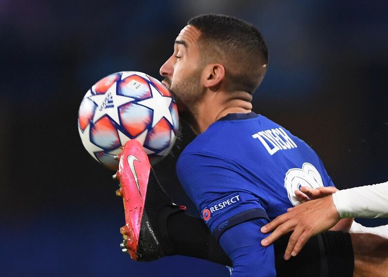 Chelsea's Hakim Ziyech. Reuters