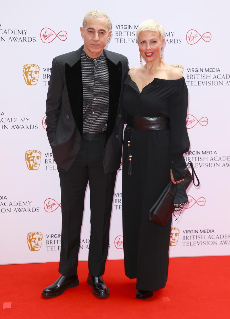 Palestinian-American actor Waleed Zuaiter and Jona Zuaiter attend the Bafta Television Awards at Television Centre on June 6, 2021 in London, England. Getty Images