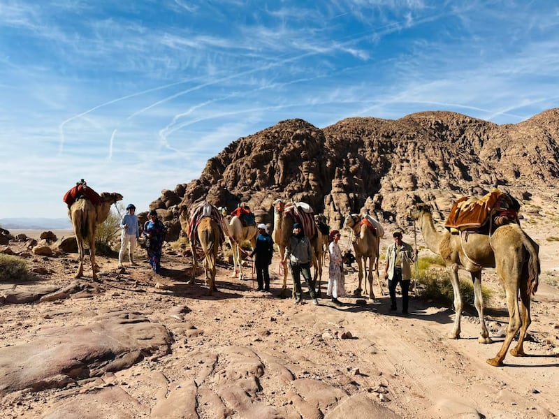 The journey across Wadi Rum was the first of a series of expeditions riders from the ADCRC are planning for the rest of the season. Photo: Tariq Al Salman