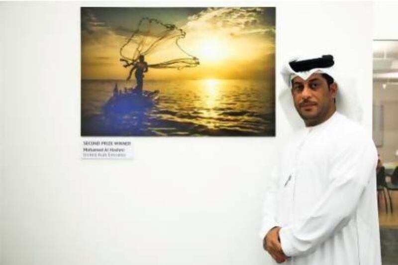 The Emirati Mohamed Al Hasmi took second place for his image of a fisherman. Lee Hoagland / The National