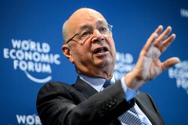 World Economic Founder Klaus Schwab. AFP