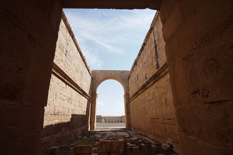 In 2015 ISIS militants released video footage showing their destruction of artefacts at the ancient site. AFP