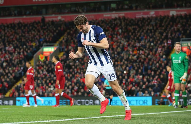 Striker: Jay Rodriguez (West Brom) – Ran Liverpool ragged in a superb display at Anfield. Scored two goals, the first with an unstoppable shot, in a stunning result. Alex Livesey / Getty Images