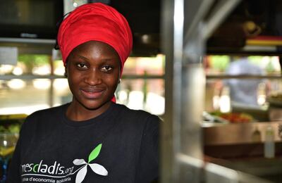 Mescladis, a relaxed open air restaurant in Barcelona's historic El Born neighbourhood, offers employment to refugees. Courtesy Ronan O'Connell