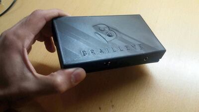 BraillEye Prototype. Courtesy Emirates Foundation