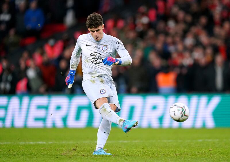 Kepa Arrizabalaga: 7. Had his best season yet for Chelsea, deputising effectively while Mendy was on Afcon duty and impressing in the cups, while the Spaniard was superb in the Club World Cup semi-final. But - and it's a rather big but - his League Cup final cameo was disastrous; coming on for the shootout, Kepa didn't get anywhere near Liverpool's penalties before blazing his effort out of the stadium. PA