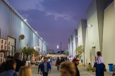Alserkal Avenue, an arts district in Al Quoz, Dubai. The emirate aims to grow its creative industry as it moves to diversify its economy. Courtesy Alserkal Avenue