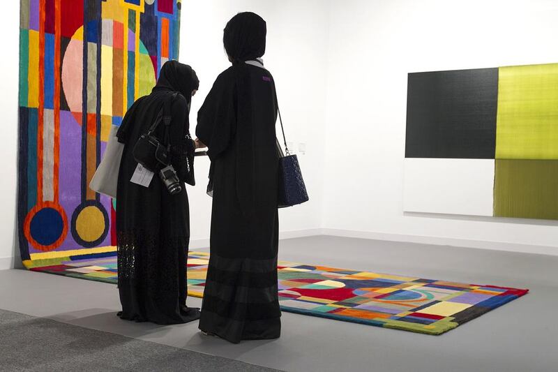 Abu Dhabi Art 2013 at Manarat Al Saadiyat in Abu Dhabi. Mona Al-Marzooqi / The National 