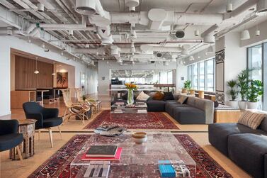 The WeWork x Hub71 space is mostly empty these days due to remote working protocols but the 51 start-ups who call it home are adapting to a new normal with continuing support from Abu Dhabi's flagship start-up initiative. Courtesy Hub71