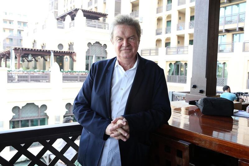  John Madden at the Mina Al Salam hotel in Dubai. Pawan Singh / The National 