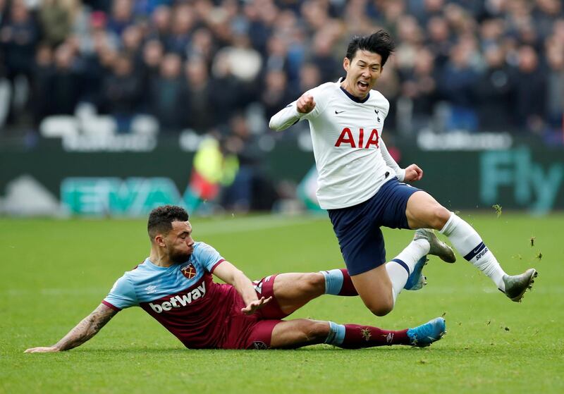 Left midfield: Son Heung-Min, right (Tottenham) – Scored the last goal of Mauricio Pochettino’s reign and the first of Jose Mourinho’s with a clinical strike at the London Stadium. Reuters