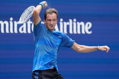 Daniil Medvedev began his US Open title defence with a straight sets win over Stefan Kozlov. AP