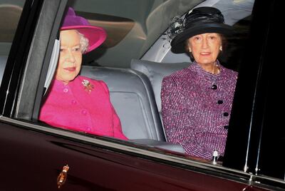 The late Queen Elizabeth II, left, and her former lady in waiting, Lady Susan Hussey in 2011. PA