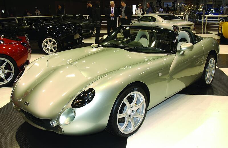 A convertible version of the TVR Tuscan (1999-2006)