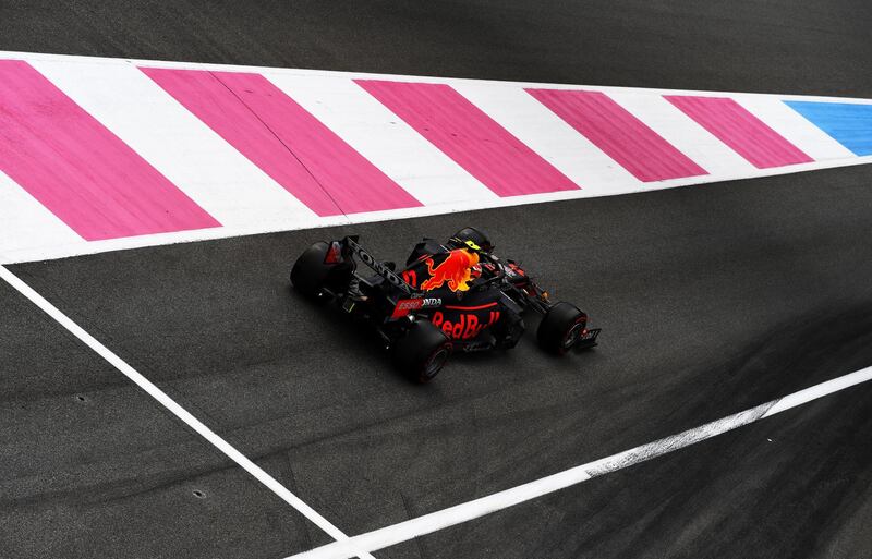 Red Bull's Sergio Perez who will start fourth on the grid. Getty