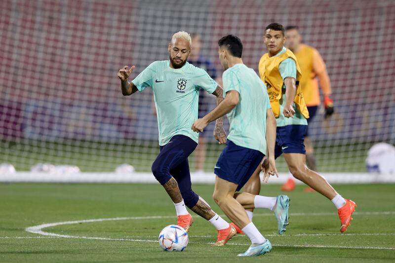 Neymar in action. Getty