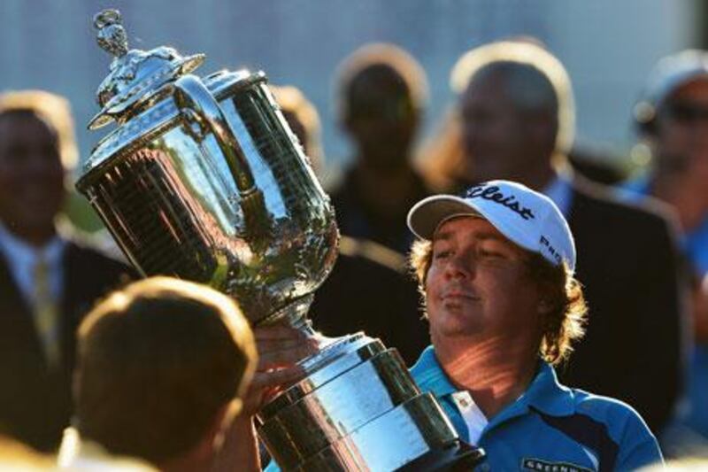 Jason Dufner won his first golf major on Sunday. Stuart Franklin / Getty Images / AFP