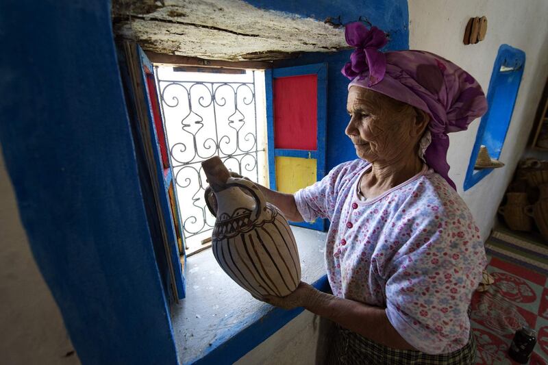 Mama Aicha's beautiful handcrafted pottery rarely sells in Morocco any more, but thanks to social media her ancient techniques are drawing students from around the world. AFP