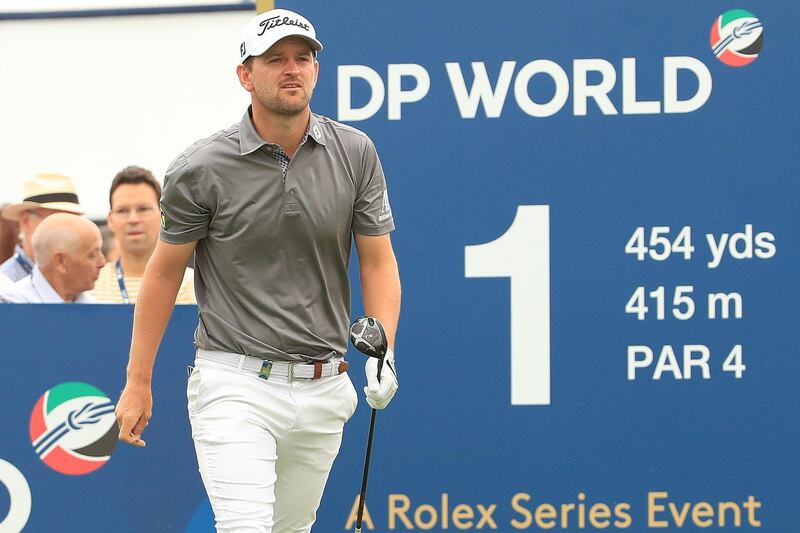 DUBAI, UNITED ARAB EMIRATES - NOVEMBER 21: Bernd Wiesberger of Austria pictured on the 1st tee during Day One of the DP World Tour Championship Dubai at Jumeirah Golf Estates on November 21, 2019 in Dubai, United Arab Emirates. (Photo by Andrew Redington/Getty Images)