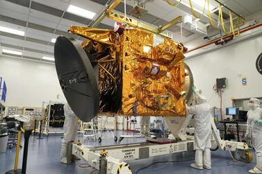Final checks being undertaken on the UAE's Hope Probe before its launch last July. Apcoworldwide.com