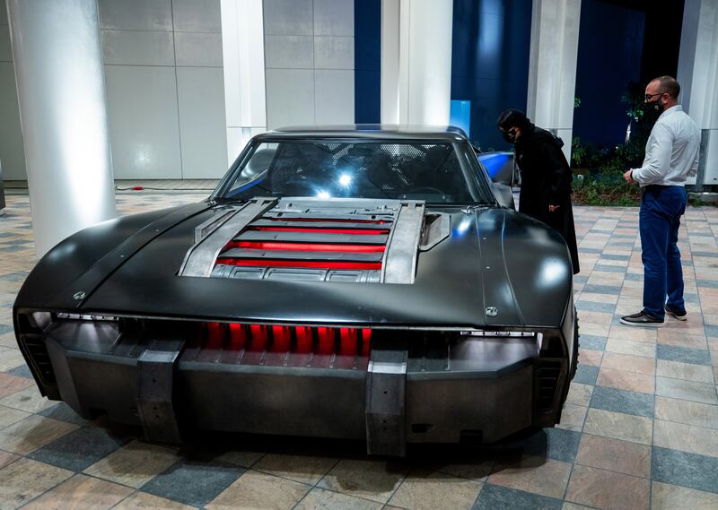 The Batmobile can be viewed at WB Abu Dhabi