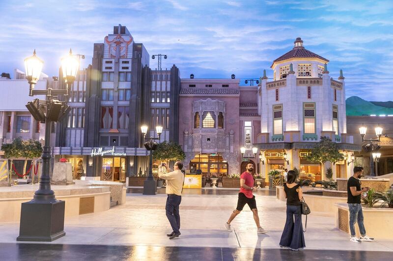 ABU DHABI, UNITED ARAB EMIRATES. 24 JULY 2018. Warner Brother World on Yas Island West. Media tour of the Warner Bros World Abu Dhabi opening. General image of the park interior. (Photo: Antonie Robertson/The National) Journalist: Haneen Dajani. Section: National.