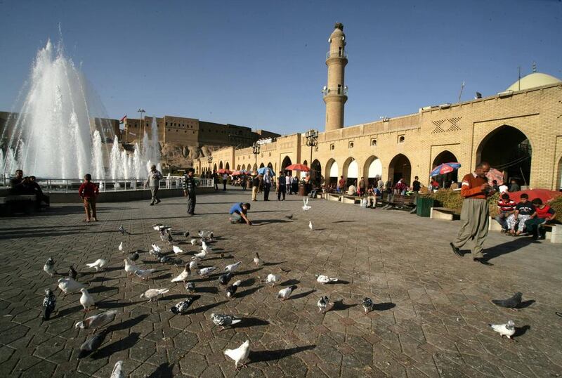 The Erbil Citadel and the City Park in the centre of the northern regional capital of Erbil in Iraq is being considered as a World Heritage site by Unesco. Safin Hamed/ AFP Photo