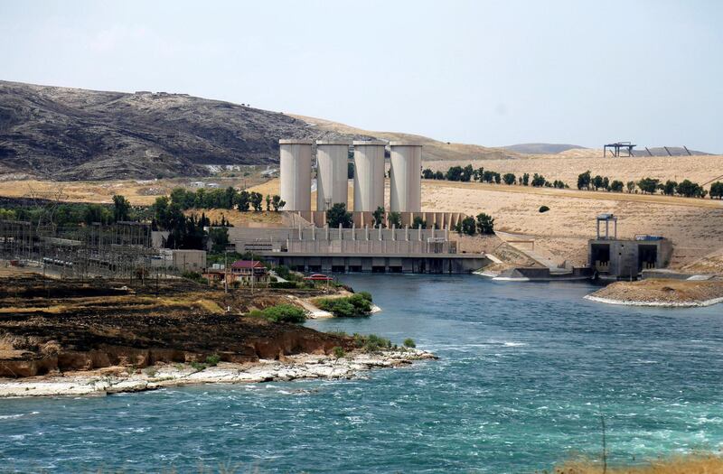 A general view of the Mosul Dam, north of Mosul, Iraq, June 15, 2019. REUTERS/Abdullah Rashid